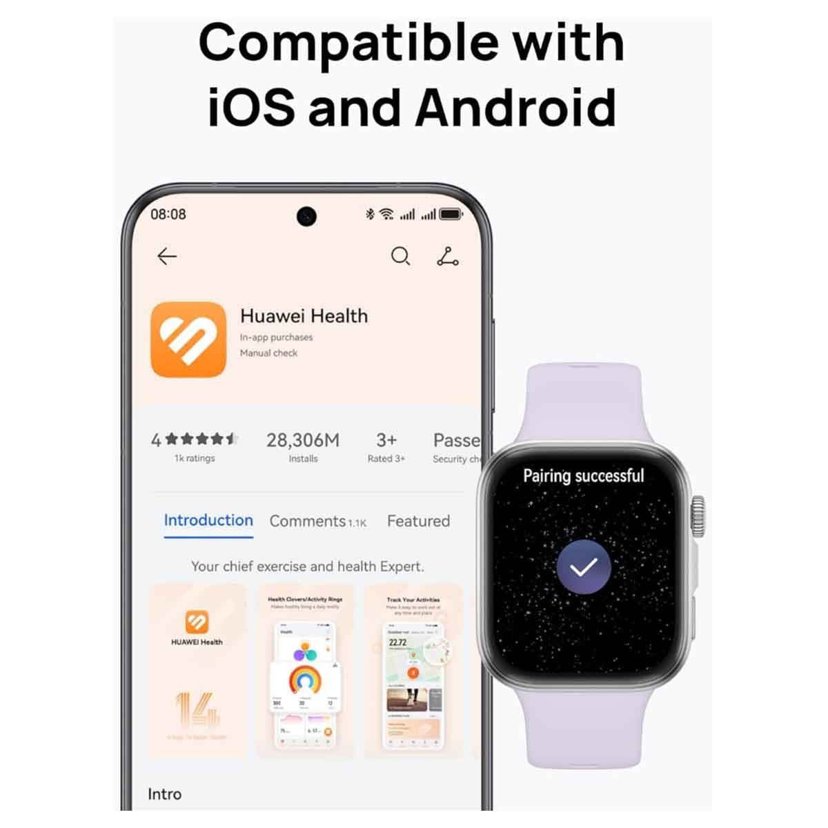 هواوي ووتش فيت 4 ساعة ذكية