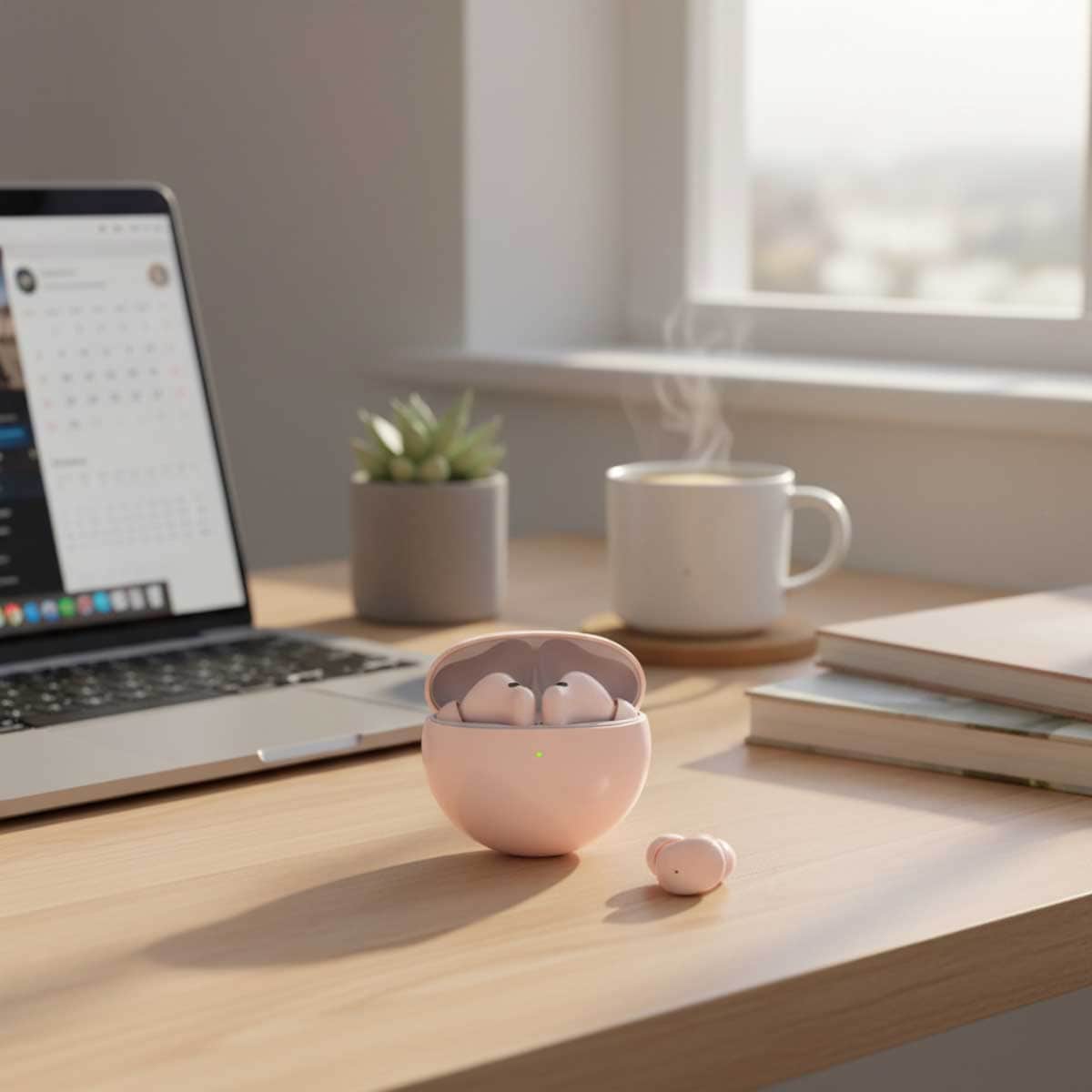 Huawei Pink FreeBuds 7i Noise Cancellation 4.0 True Wireless Earbuds
