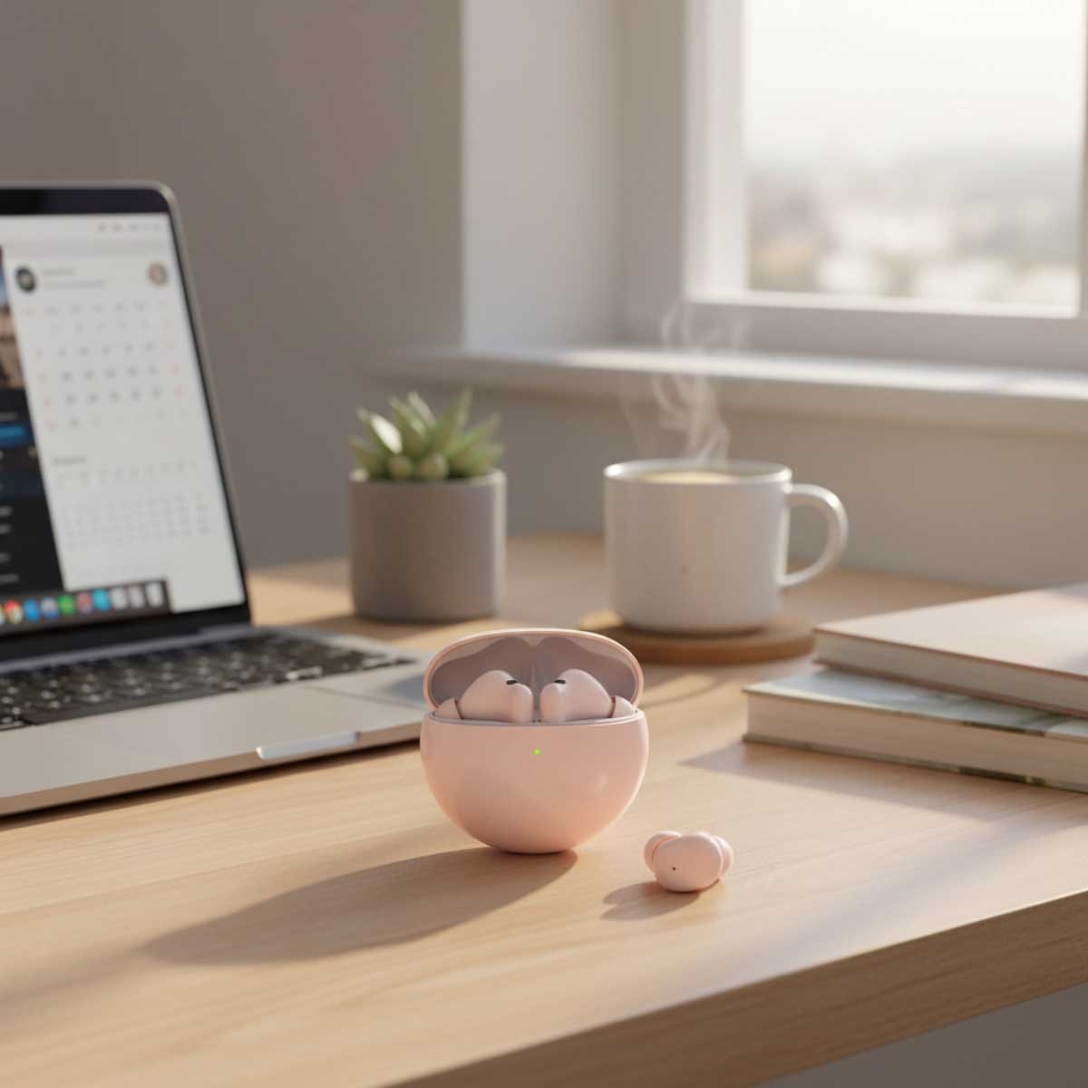 Huawei Pink FreeBuds 7i Noise Cancellation 4.0 True Wireless Earbuds