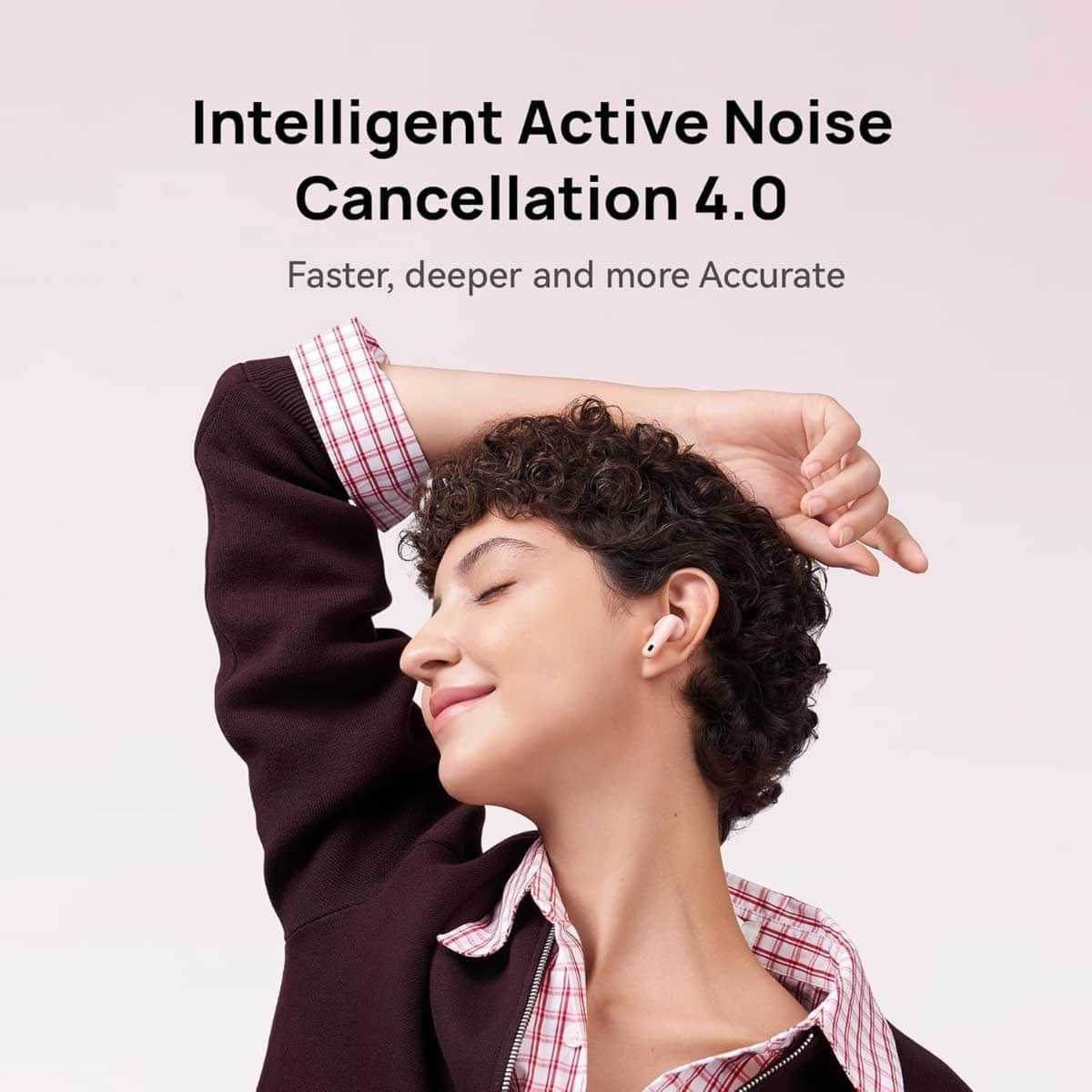 Huawei Pink FreeBuds 7i Noise Cancellation 4.0 True Wireless Earbuds