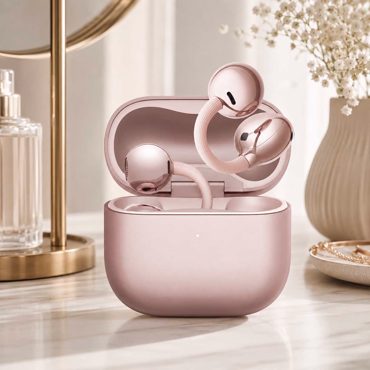 Huawei Rose Gold FreeClip 2 Wireless Earbuds