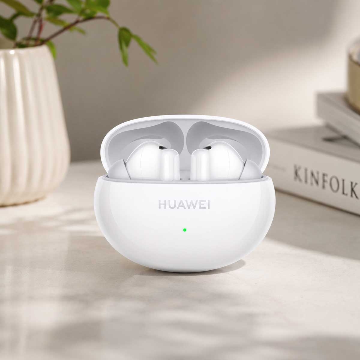 Huawei White FreeBuds 6i Fast Charging True Wireless Earbuds