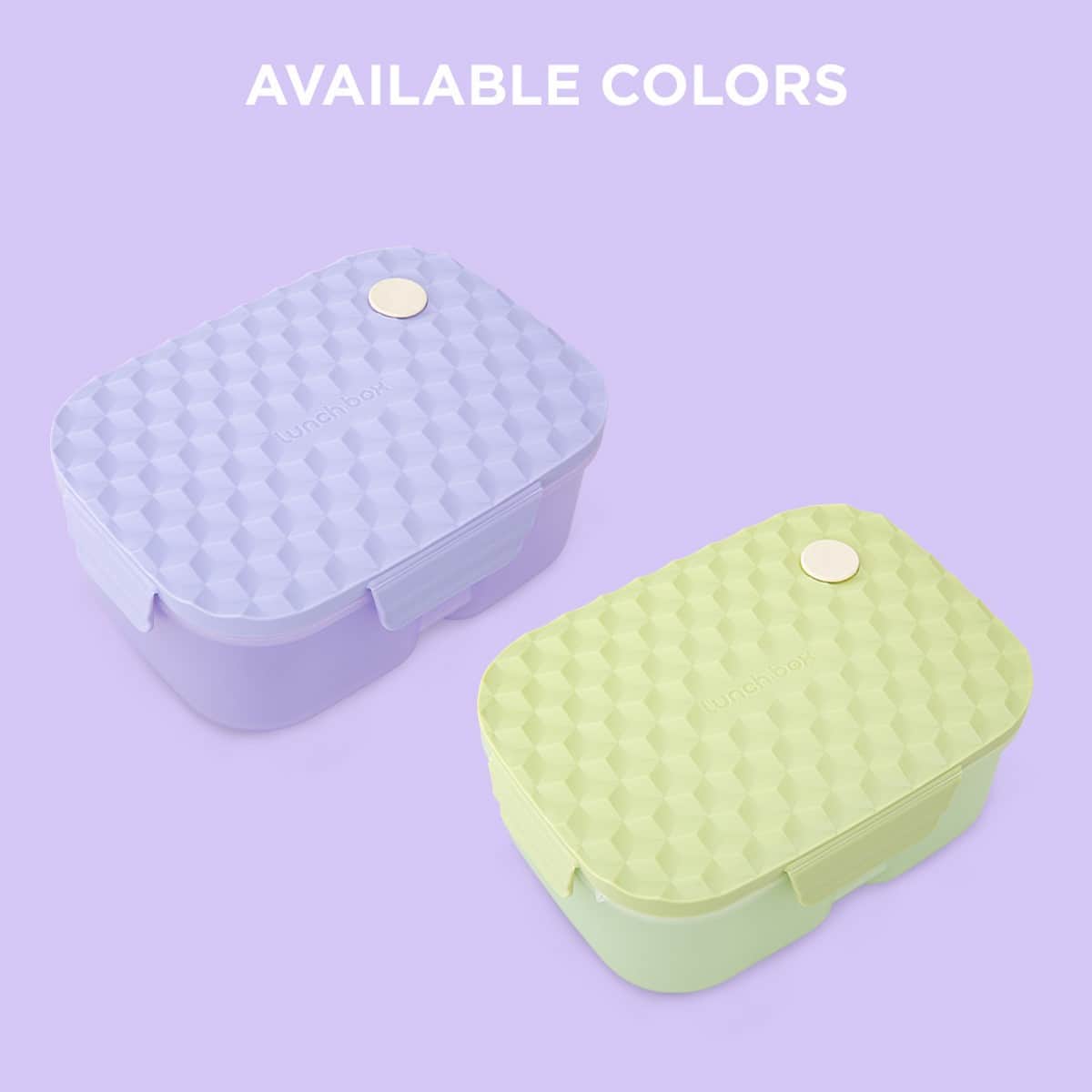 Hydrobrew 1100ml Lavender Diamond Smart Serve Bento Lunch Box
