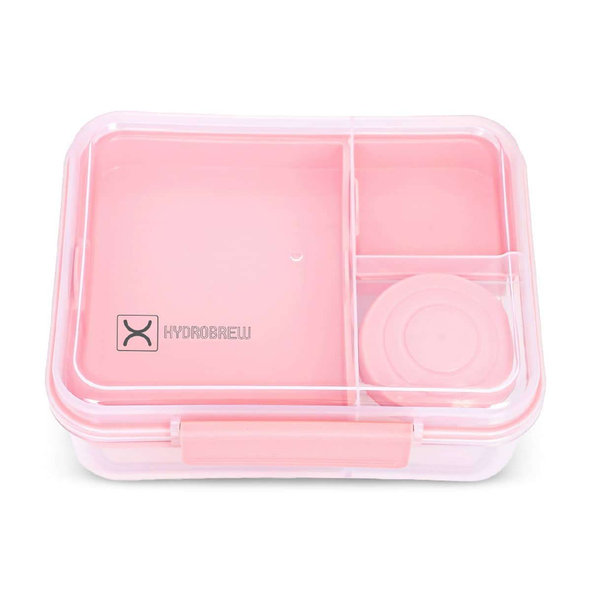 Hydrobrew 1650ml Blush Pink 3/4/5 Convertible Bento Lunch Box