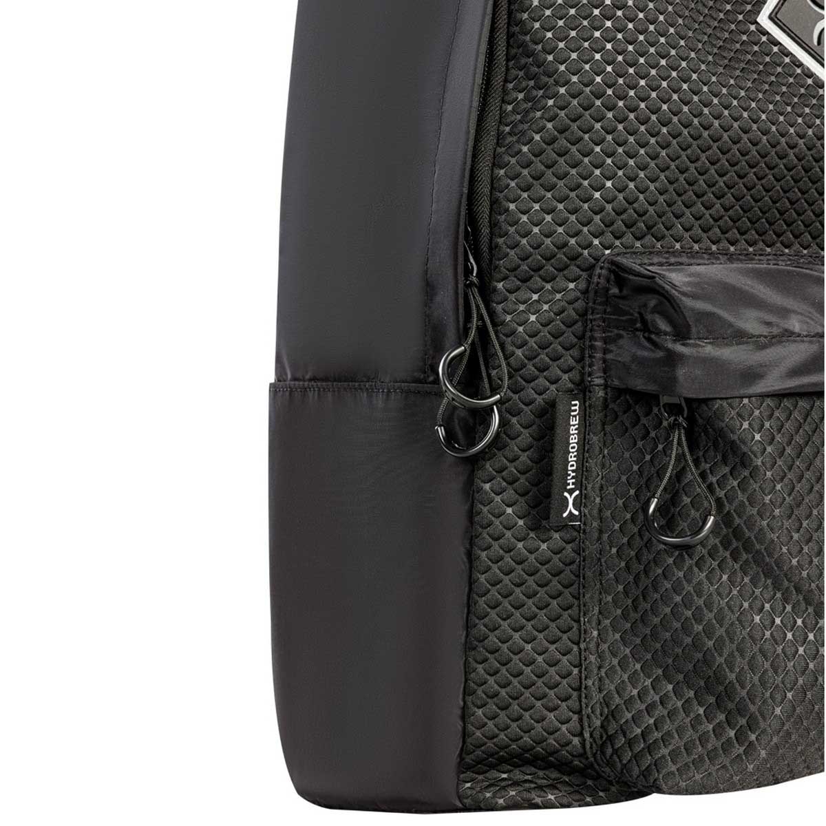 Hydrobrew 17" Black Backpack with 1000ml Sip Switch Tritan Water Bottle