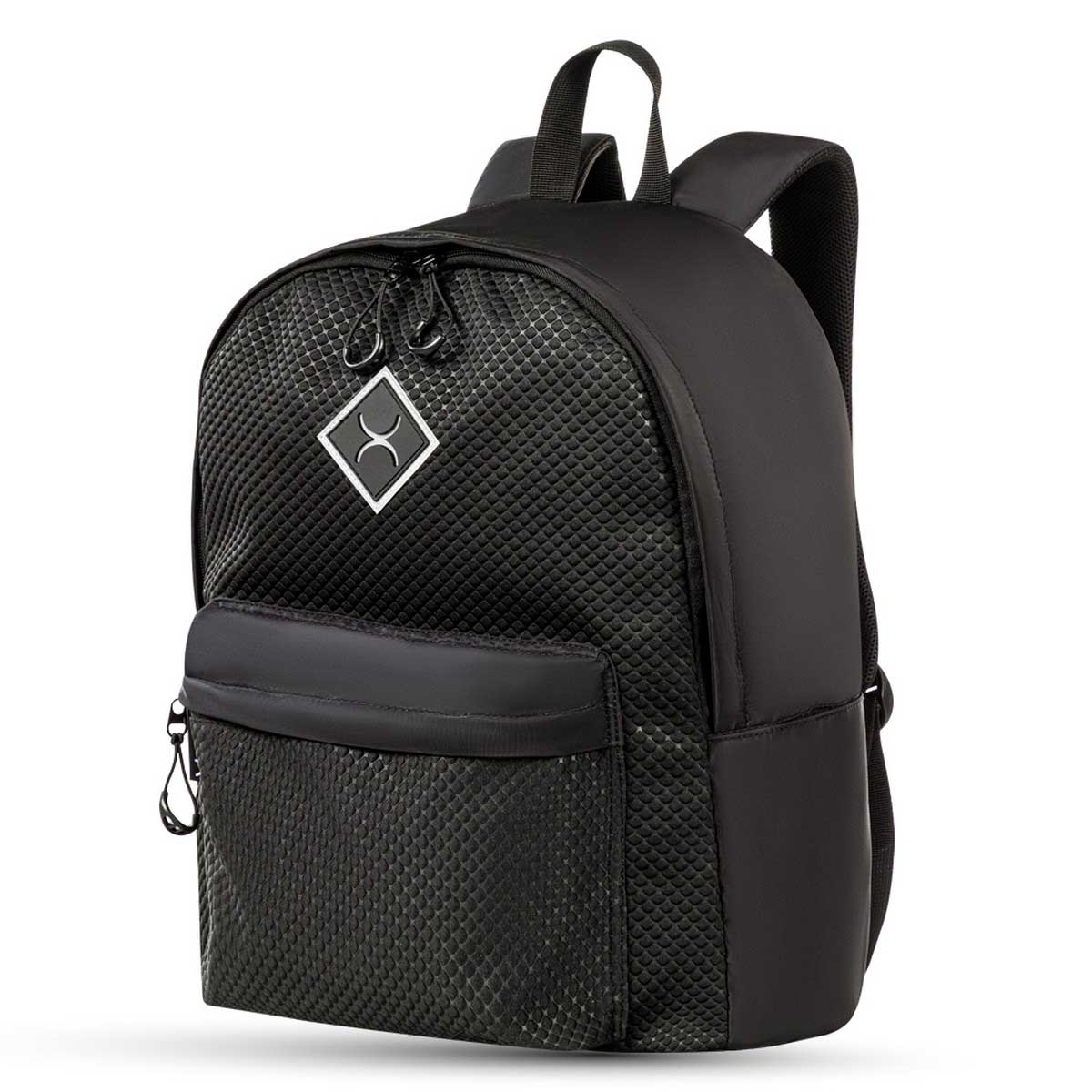 Hydrobrew 17" Black Backpack with 1000ml Sip Switch Tritan Water Bottle