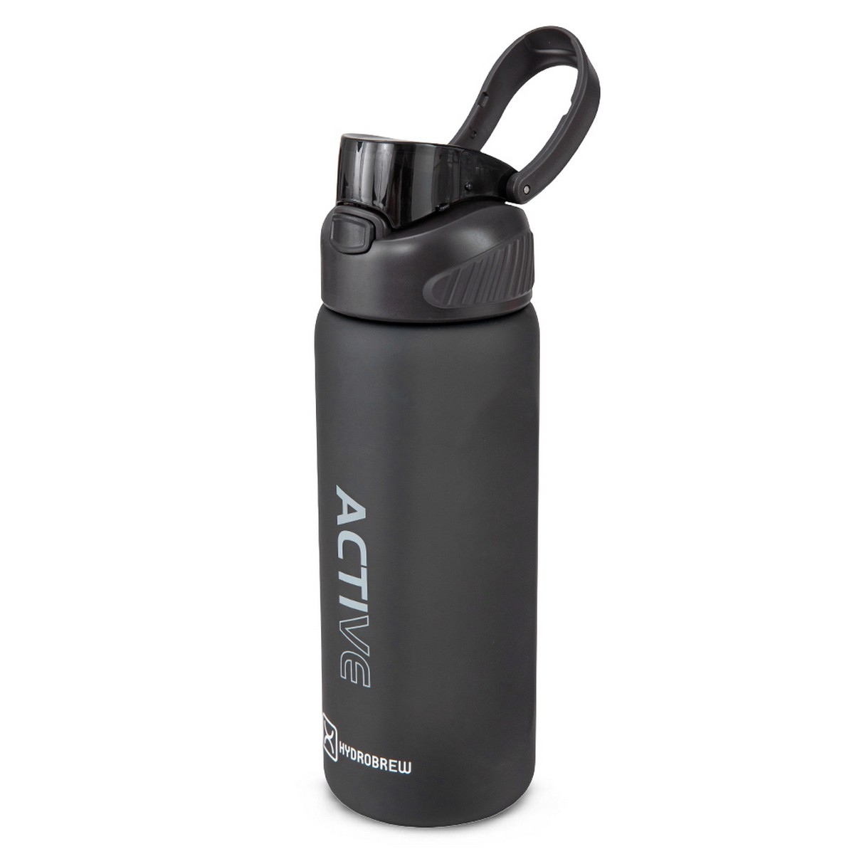 Hydrobrew 17" Black Backpack with 1000ml Sip Switch Tritan Water Bottle