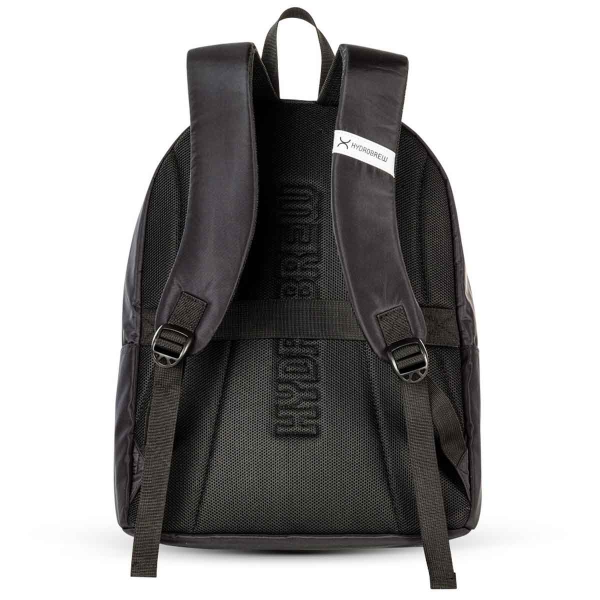 HYDROBREW 17" Black Backpack with Bento Lunch Box
