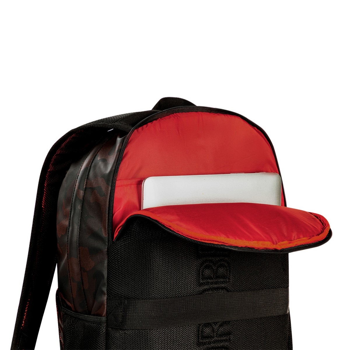 Hydrobrew 18" Brown & Graphite Glow Backpack with Double Wall Stainless Steel Water Bottle