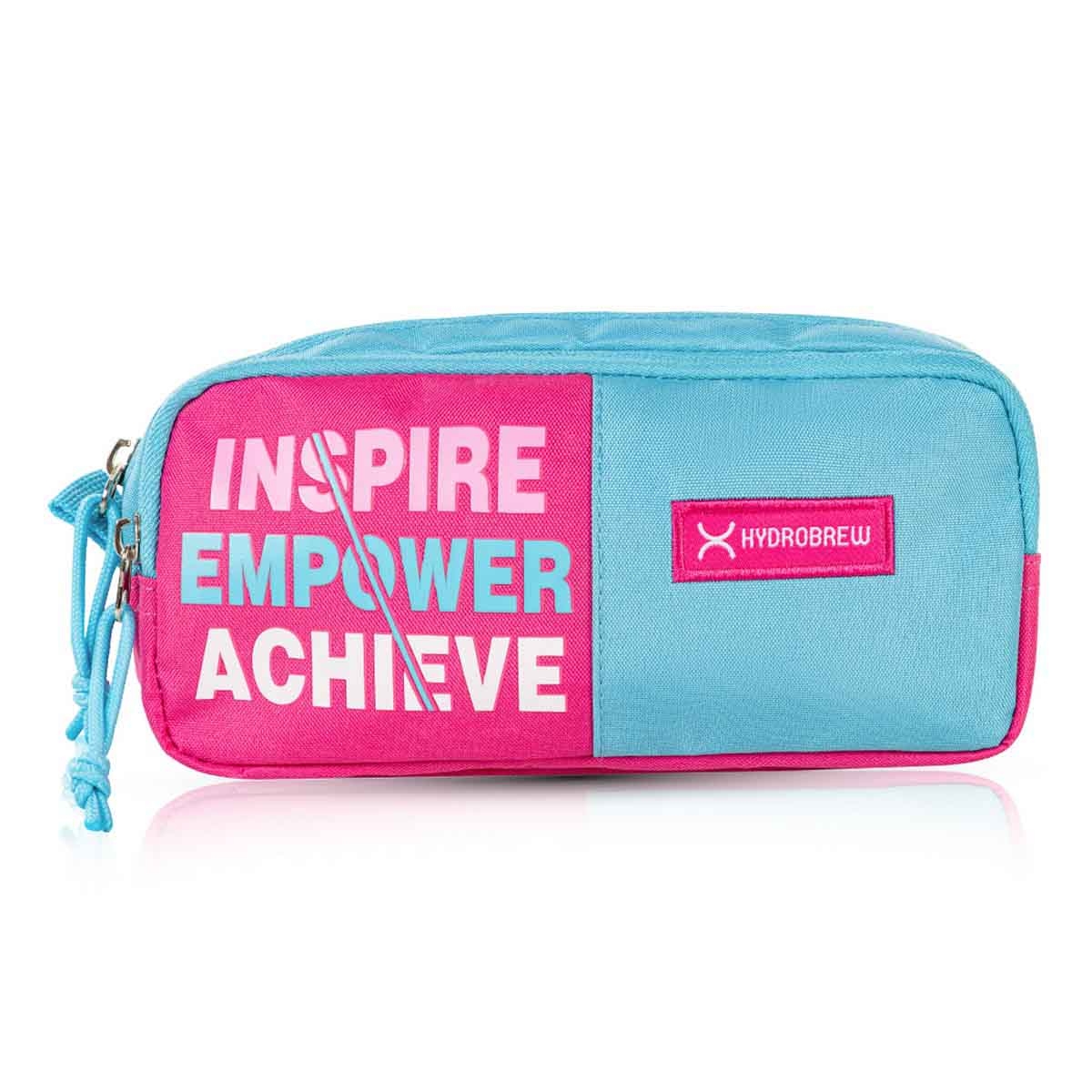 HYDROBREW 18" Pink Backpack with Bento Lunch Box