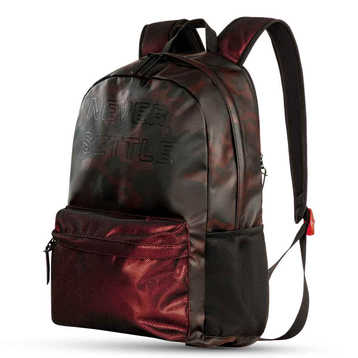 HYDROBREW 18" Brown Backpack with Bento Lunch Box