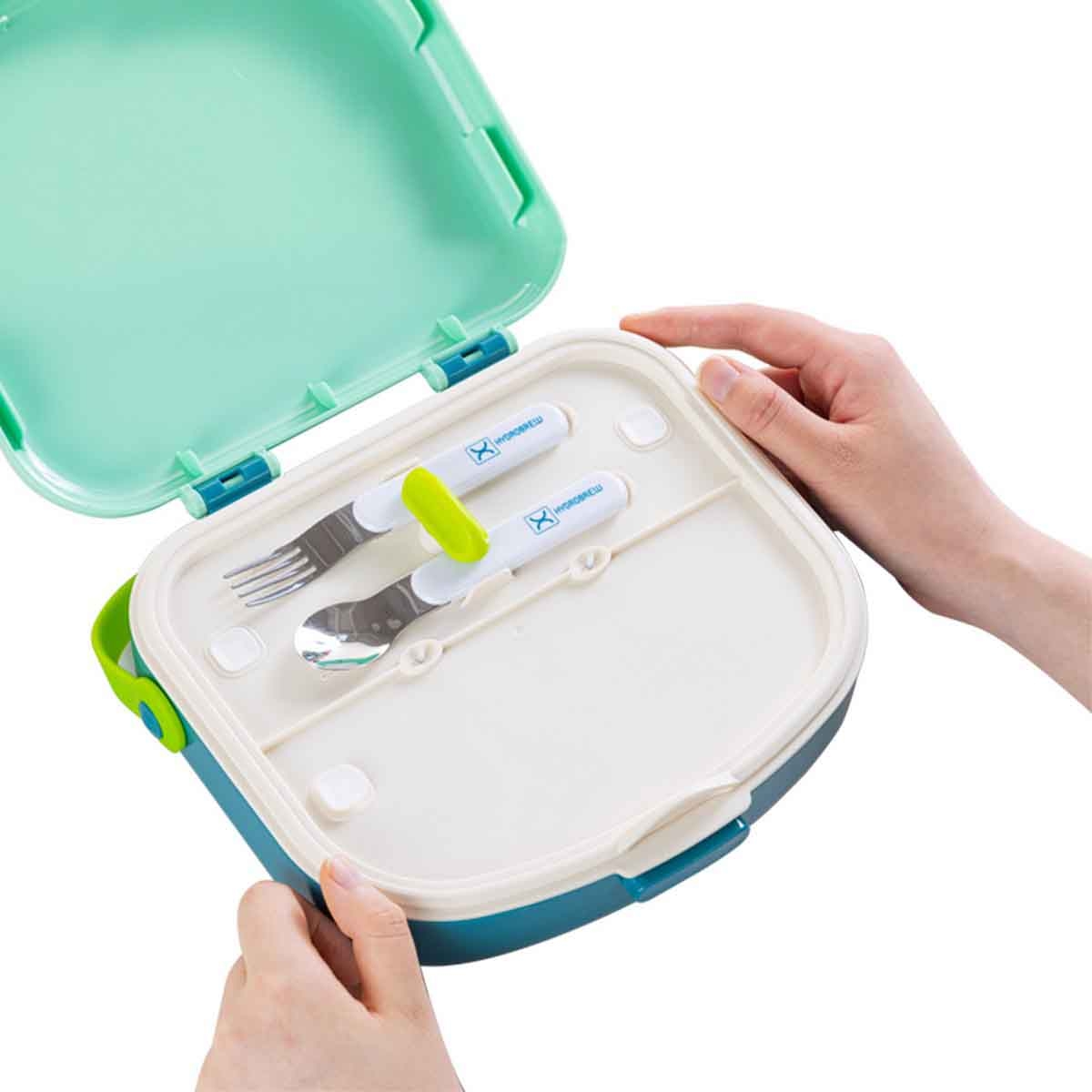 هيدروبرو حقيبة ظهر مقاس 18 إنش باللون الأخضر مع صندوق غداء بنتو