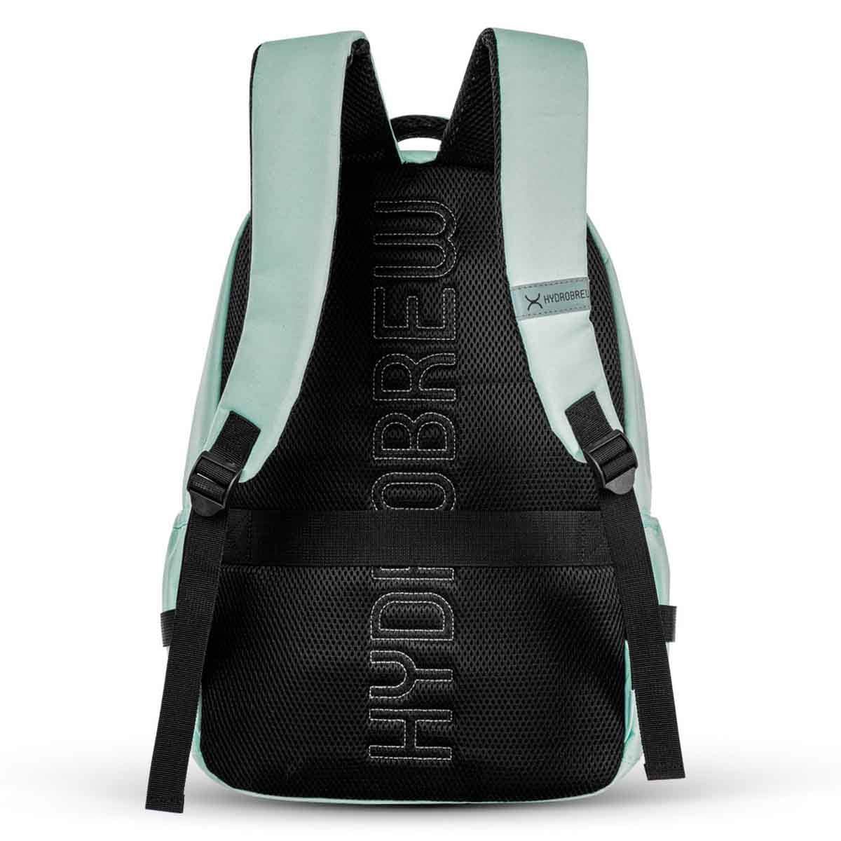 HYDROBREW 18" Green Backpack with Bento Lunch Box