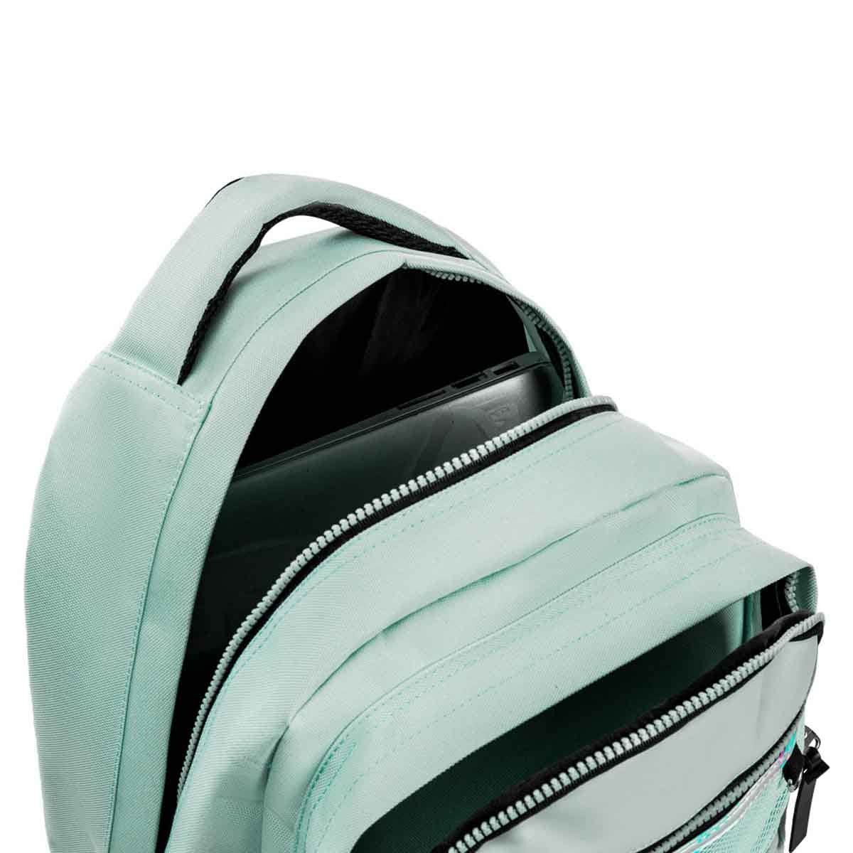 HYDROBREW 18" Green Backpack with Bento Lunch Box