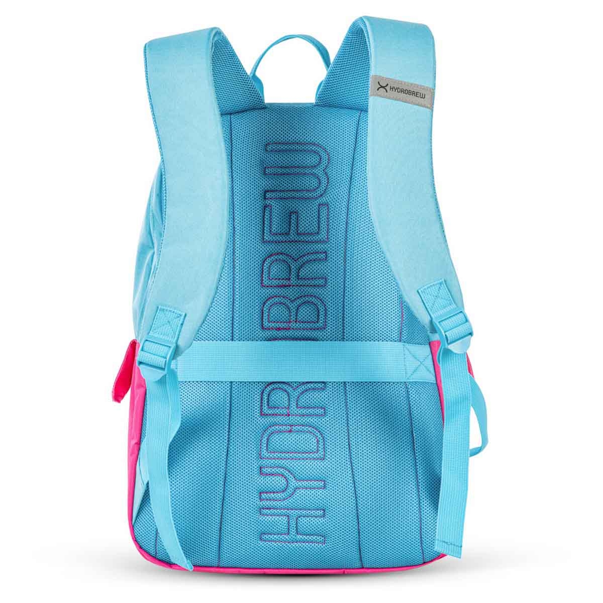 HYDROBREW 18" Pink/Purple Backpack with Bento Lunch Box