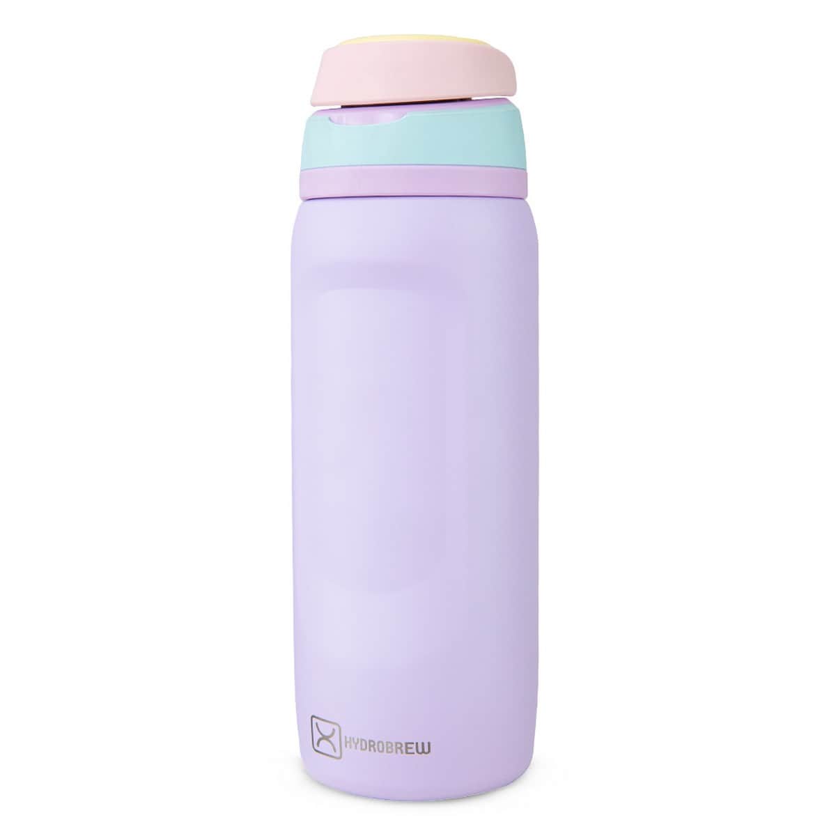 Hydrobrew 1.74L ThinkBig Pink Bento Lunch Box & Steel Food Jar with 1000ml Sip Switch Water Bottle