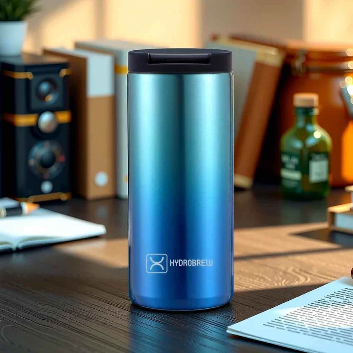 HYDROBREW 400ml Double Wall Insulated Tumbler Water Bottle Unisex, 3-4 Years