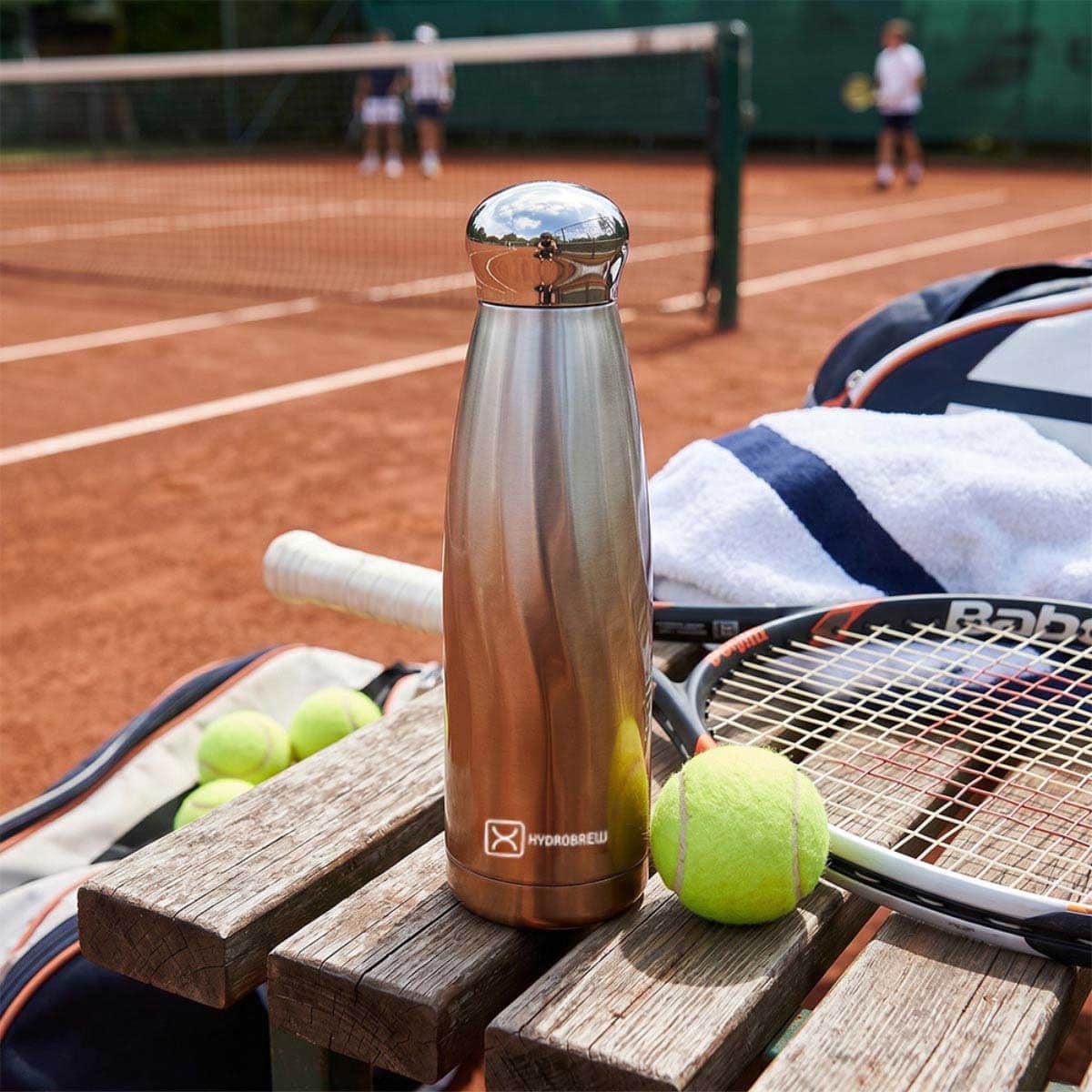 Hydrobrew 420ml Bronze Mist Double Wall Stainless Steel Water Bottle