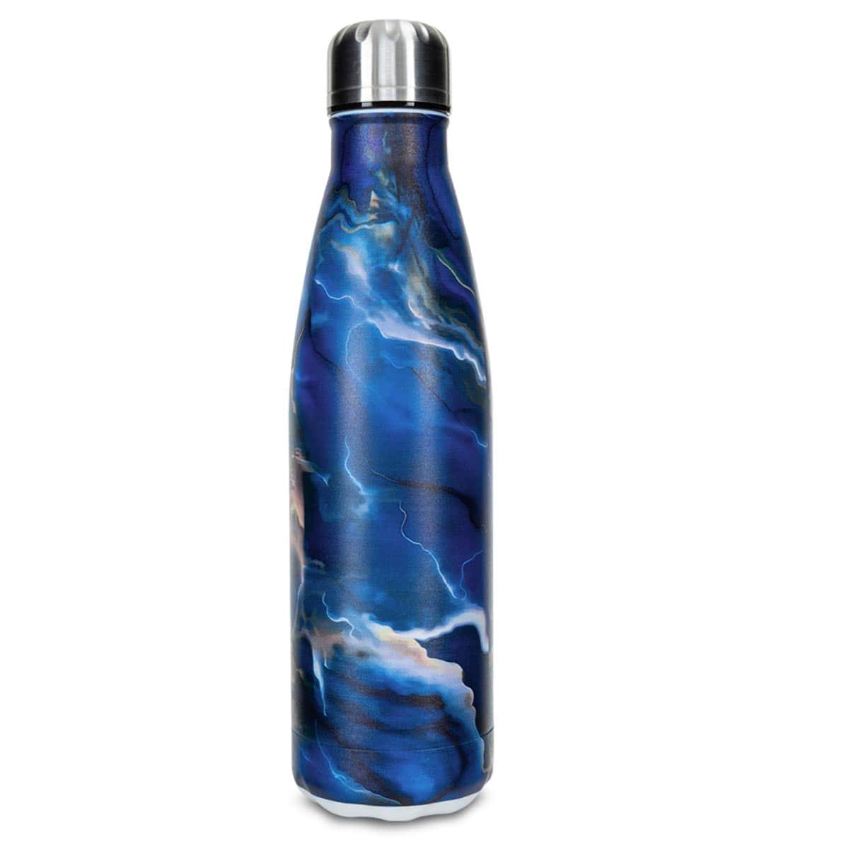 Hydrobrew 500ml Aqua Marble Double Wall Stainless Steel Water Bottle