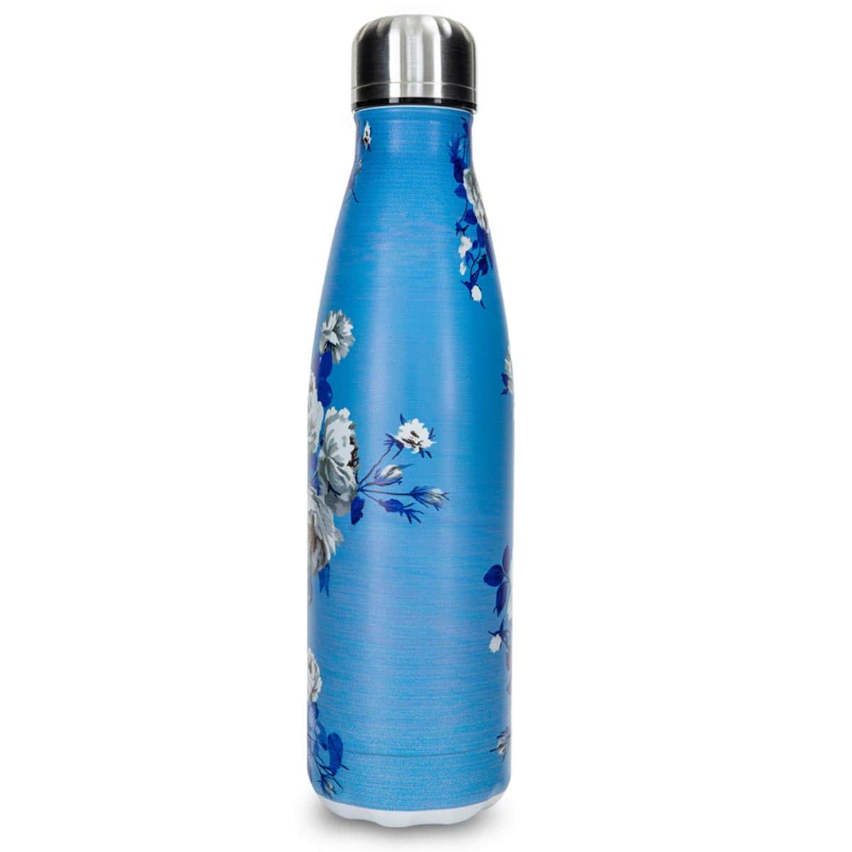 Hydrobrew 500ml Azure Bloom Double Wall Stainless Steel Water Bottle