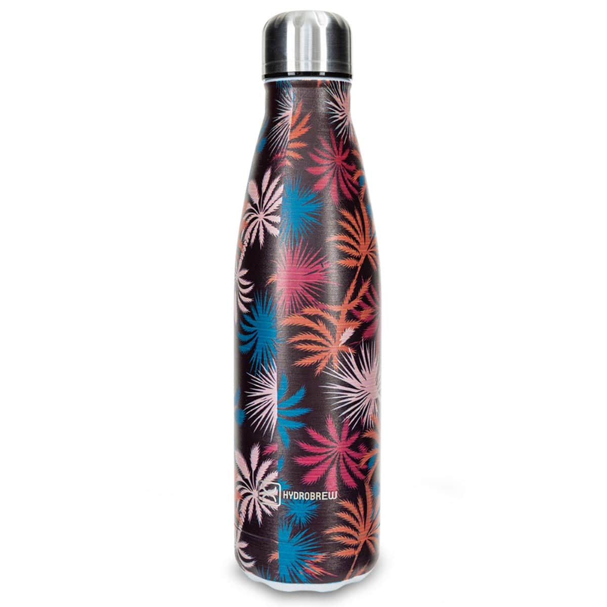 Hydrobrew 500ml Midnight Tropics Double Wall Stainless Steel Water Bottle