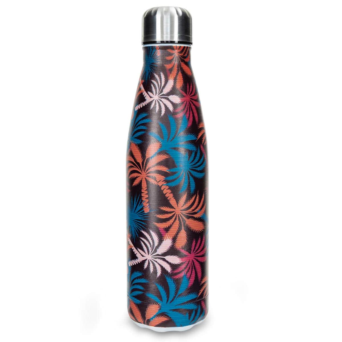 Hydrobrew 500ml Midnight Tropics Double Wall Stainless Steel Water Bottle