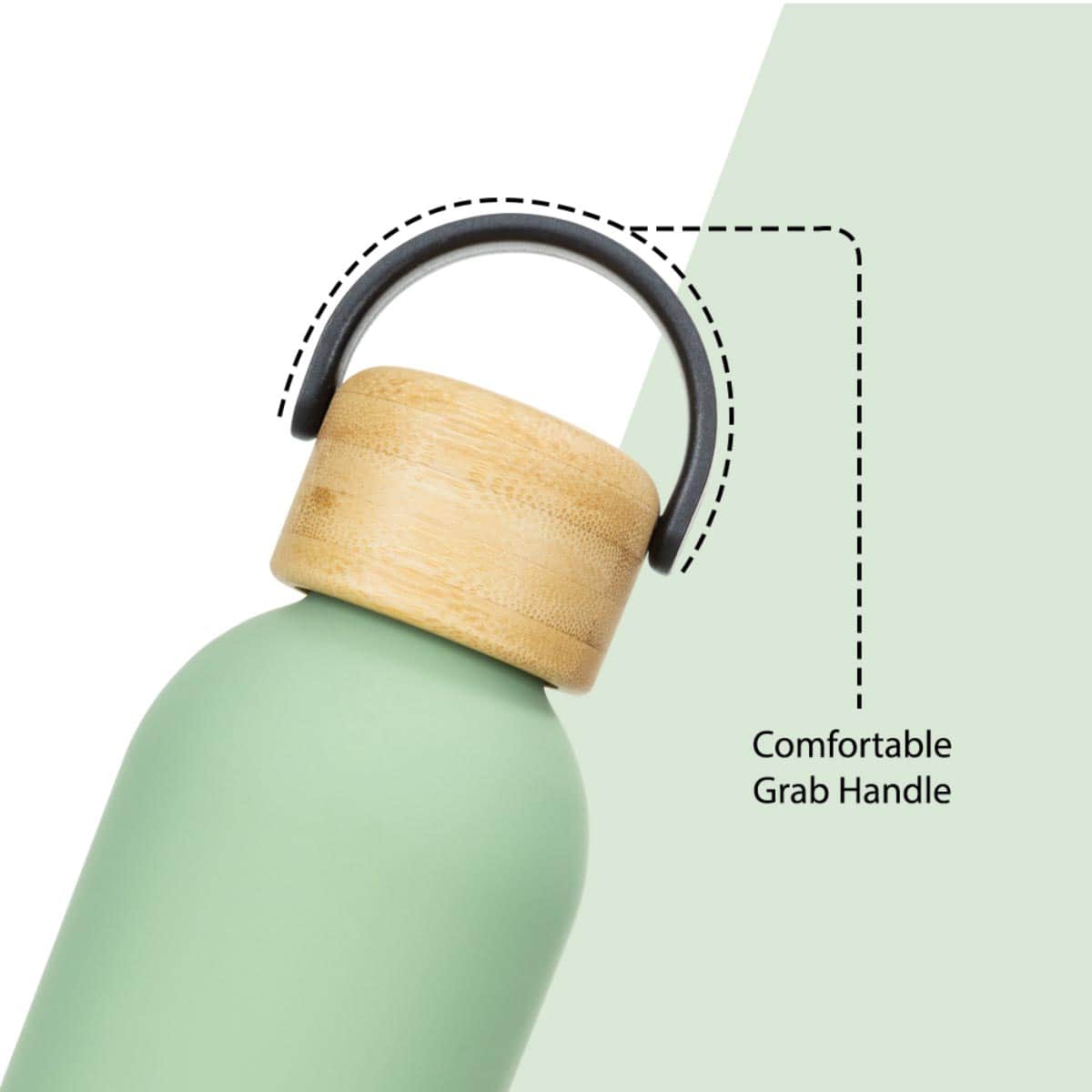 Hydrobrew 500ml Olive Green Double Wall Stainless Steel Water Bottle