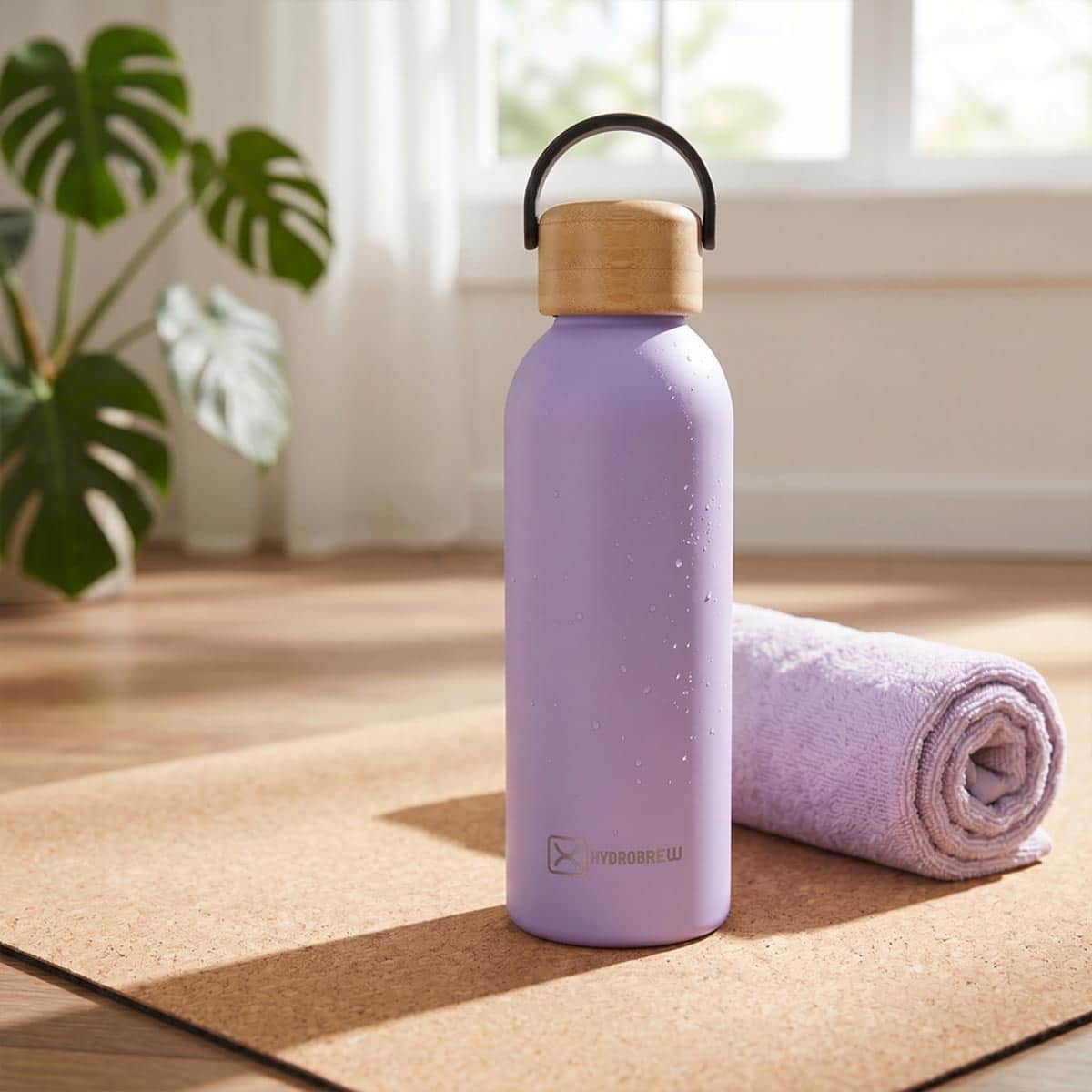 Hydrobrew 500ml Purple Double Wall Stainless Steel Water Bottle