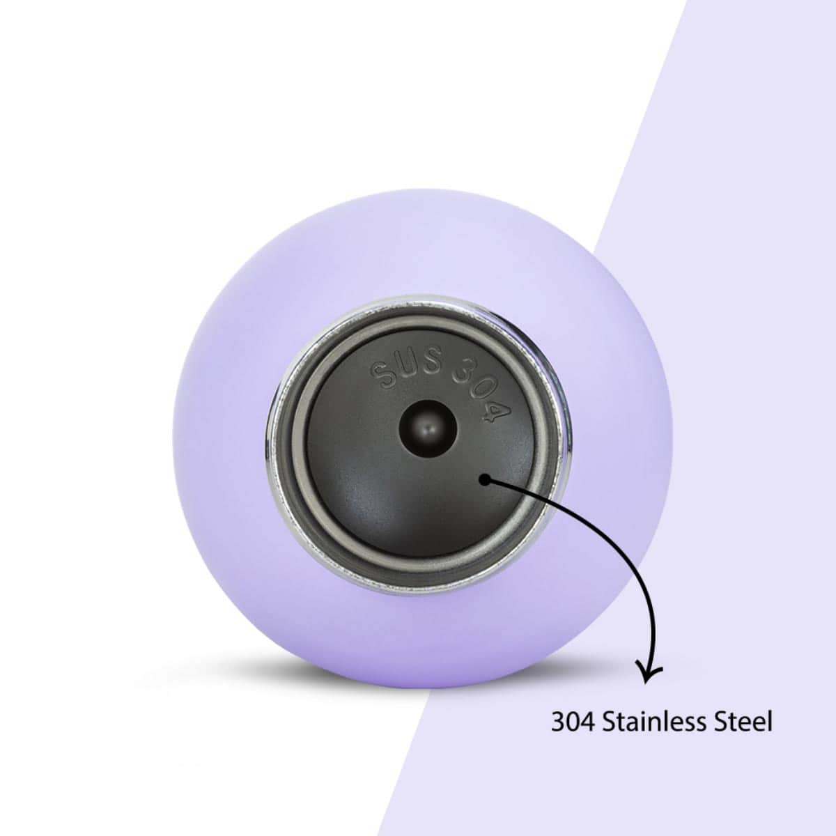Hydrobrew 500ml Purple Double Wall Stainless Steel Water Bottle