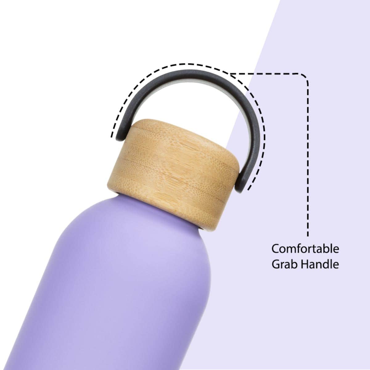 Hydrobrew 500ml Purple Double Wall Stainless Steel Water Bottle
