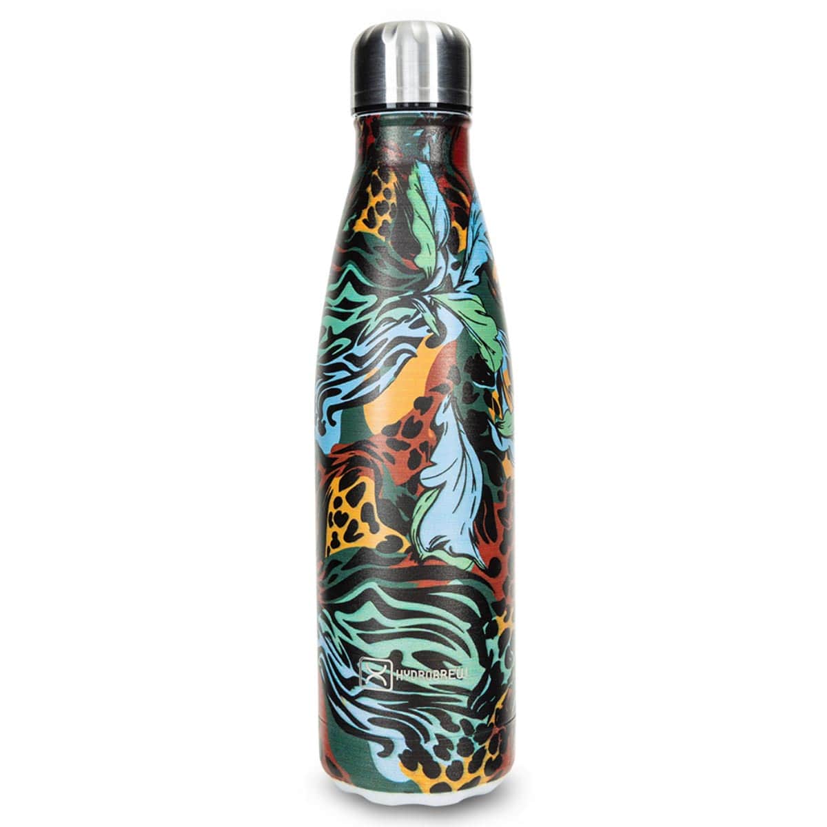 Hydrobrew 500ml Wild Tropic Double Wall Stainless Steel Water Bottle