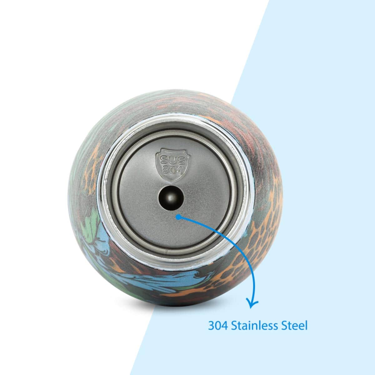Hydrobrew 500ml Wild Tropic Double Wall Stainless Steel Water Bottle