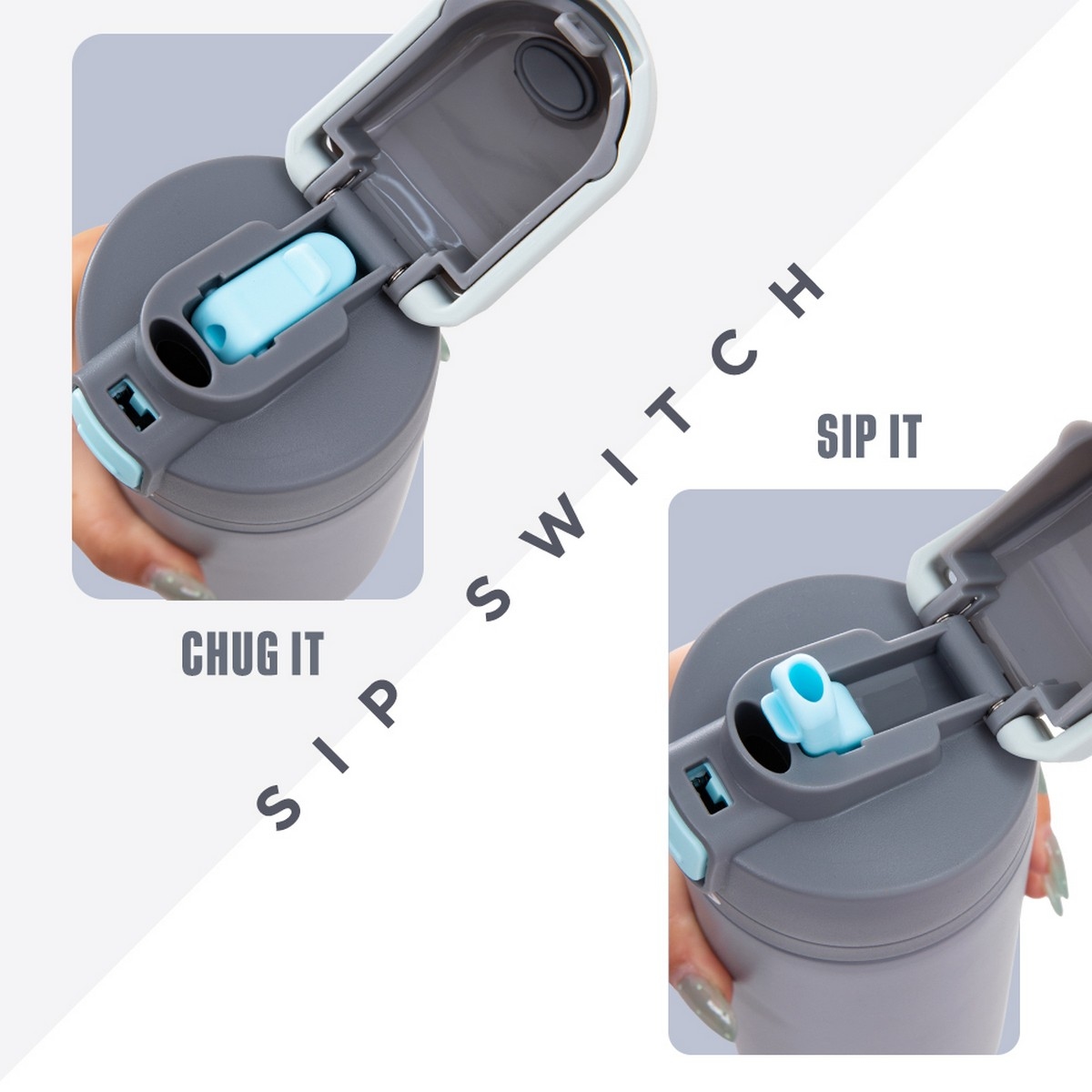 Hydrobrew 720ml Sip Switch Insulated Water Bottle