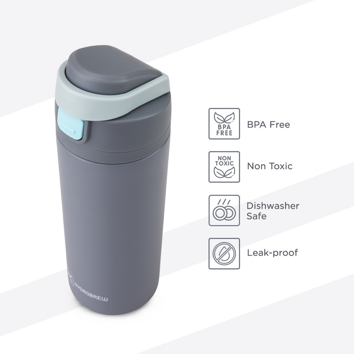 Hydrobrew 720ml Sip Switch Insulated Water Bottle