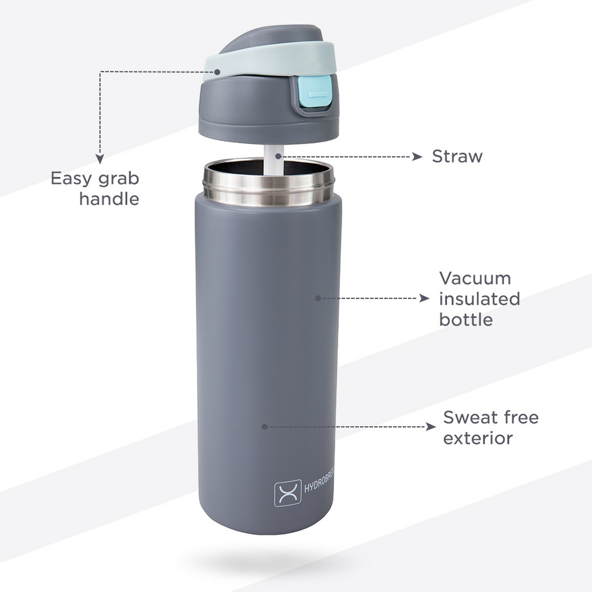 Hydrobrew 720ml Sip Switch Insulated Water Bottle