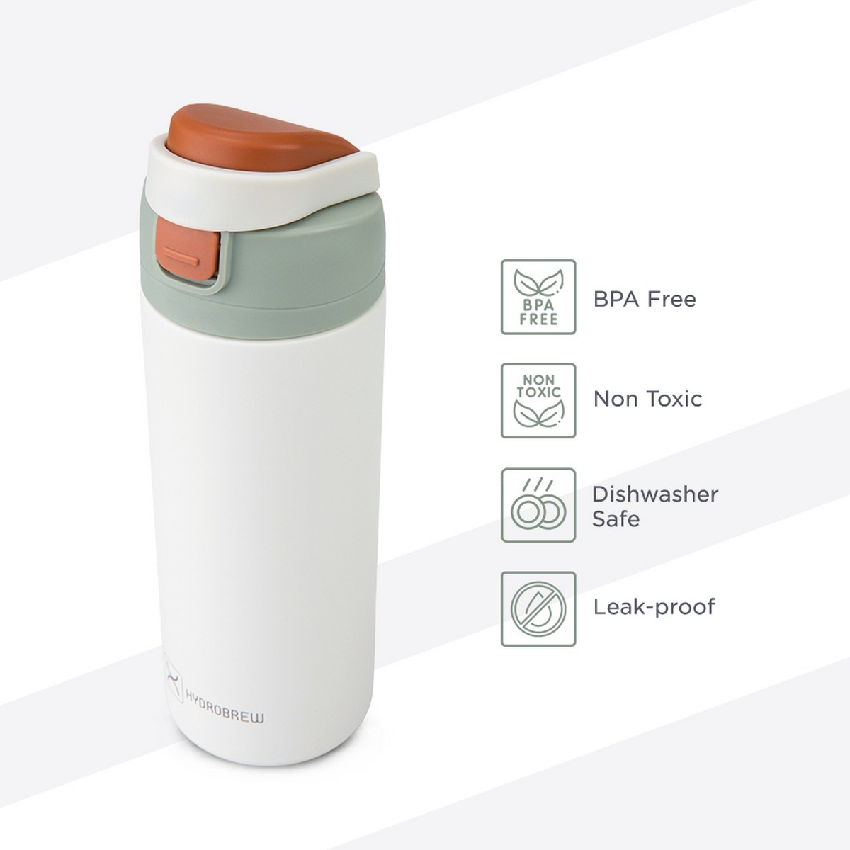 Hydrobrew 720ml Sip Switch Insulated Water Bottle