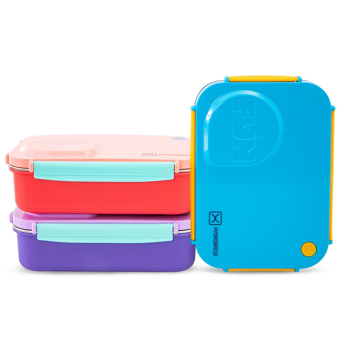 هايدروبرو صندوق غداء ستيل كور 750 مل مع برطمان طعام 150 مل وأدوات مائدة