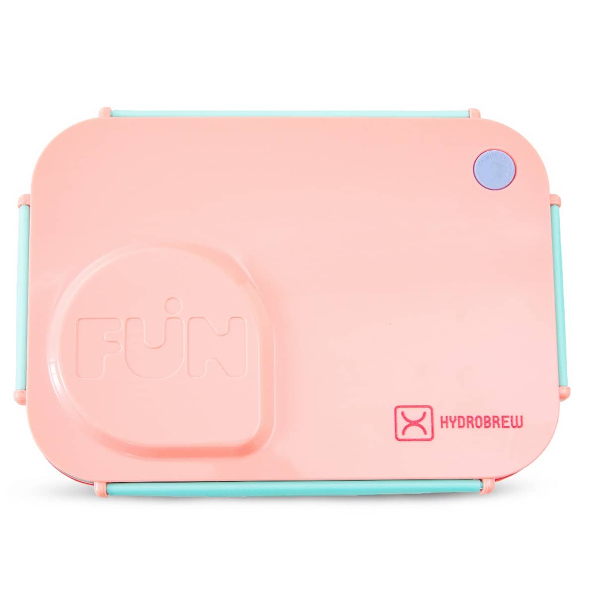 Hydrobrew 750ml Pink Sorbet Steel Core Lunch Box with 150ml Food Jar with Cutlery