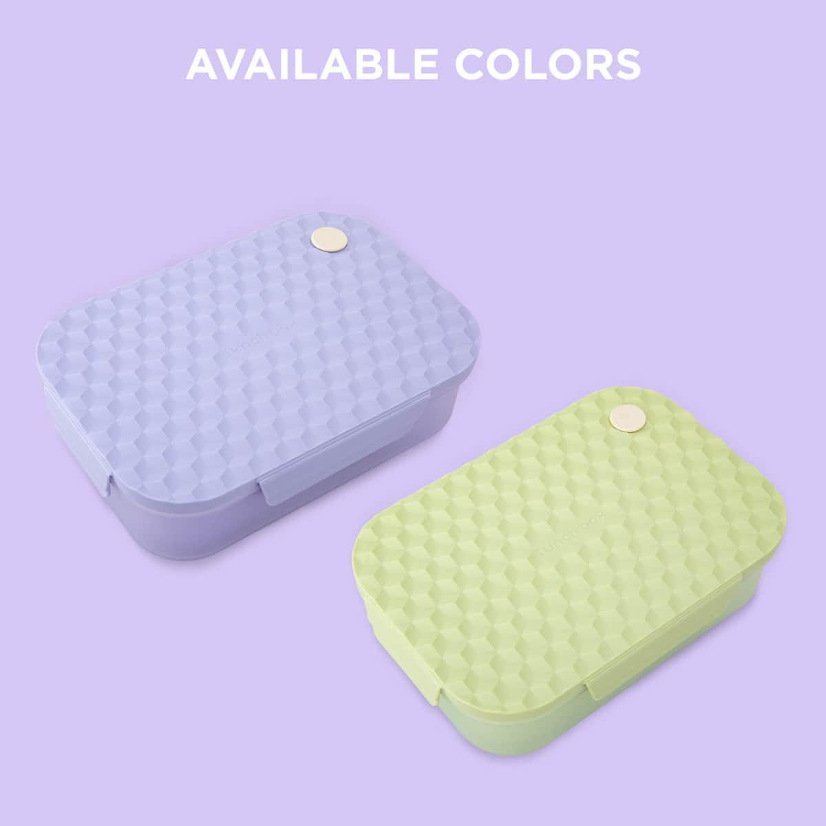 Hydrobrew 980ml Lavender Diamond Smart Serve Bento Lunch Box