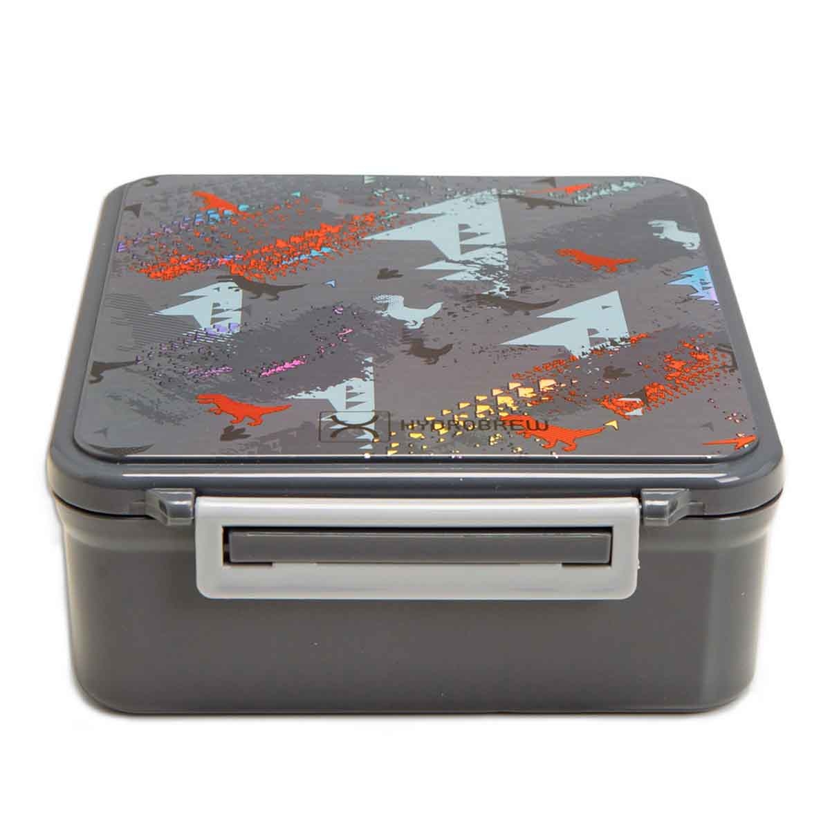 HYDROBREW Dinosaurs Bento Lunch Box with Lunch Bag, Steel Food Jar