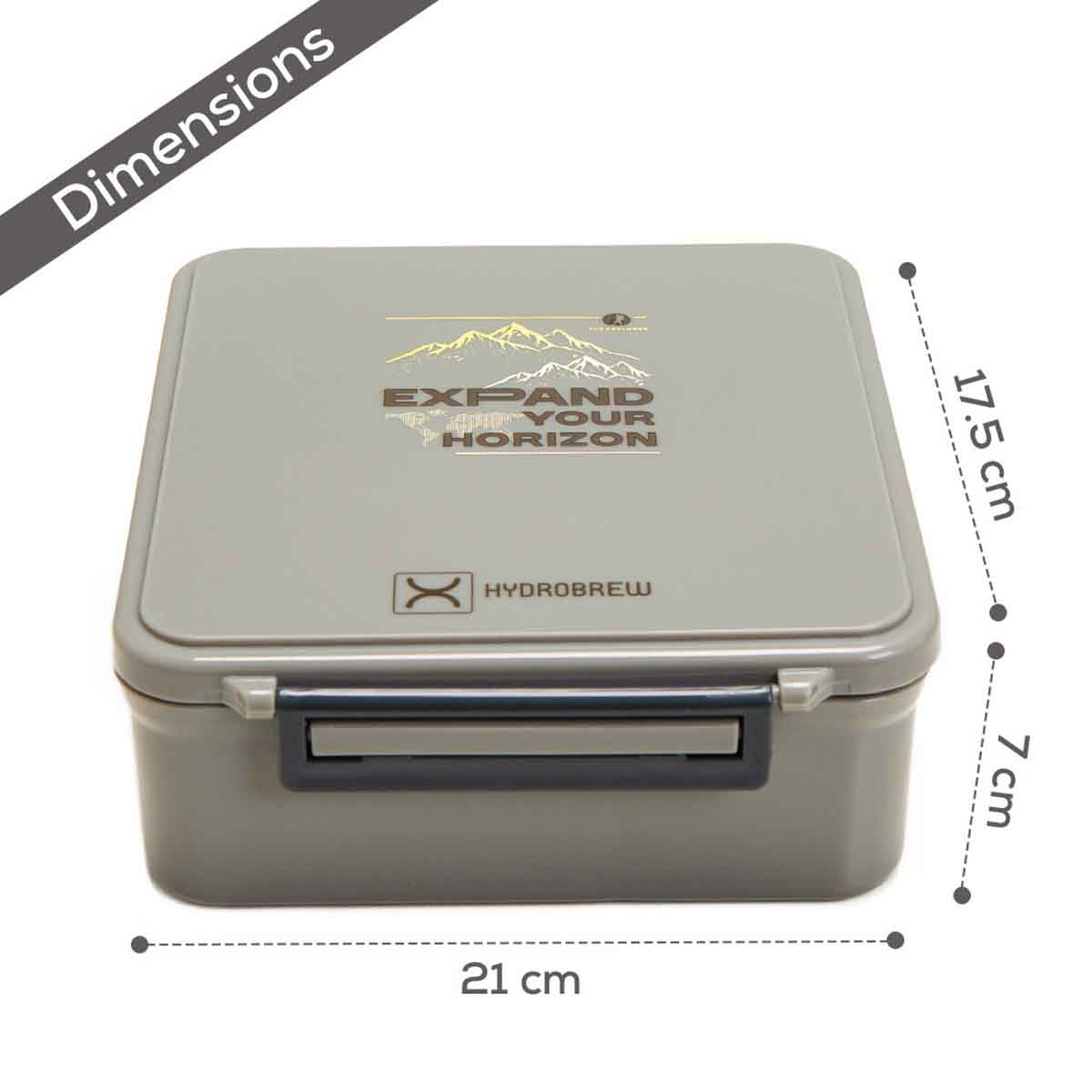 HYDROBREW Adventure Bento Lunch Box with Steel Food Jar