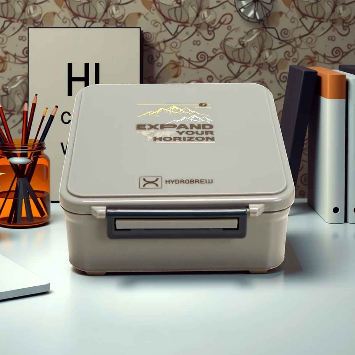 HYDROBREW Adventure Bento Lunch Box with Steel Food Jar