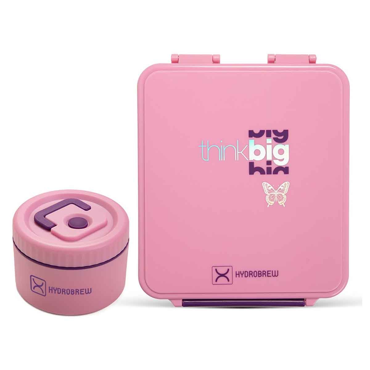 HYDROBREW Bento Lunch Box with Steel Food Jar