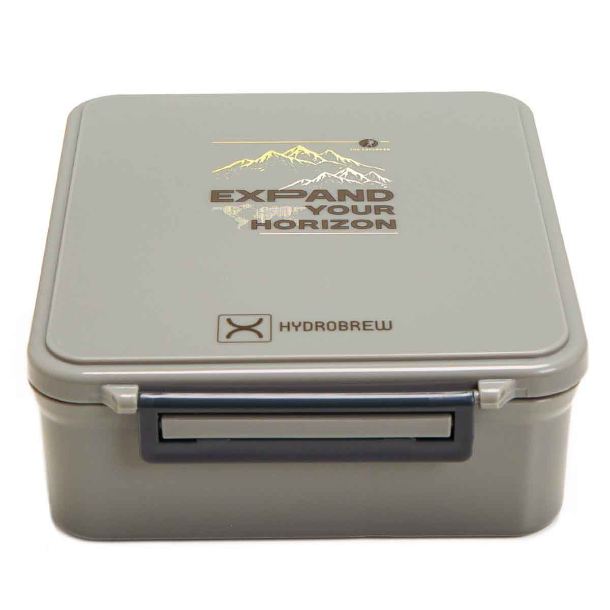 HYDROBREW Adventure Bento Lunch Box with Steel Water Bottle & Food Jar