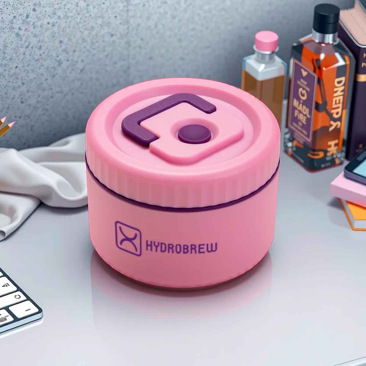 HYDROBREW Think Big Bento Lunch Box with Steel Water Bottle & Food Jar