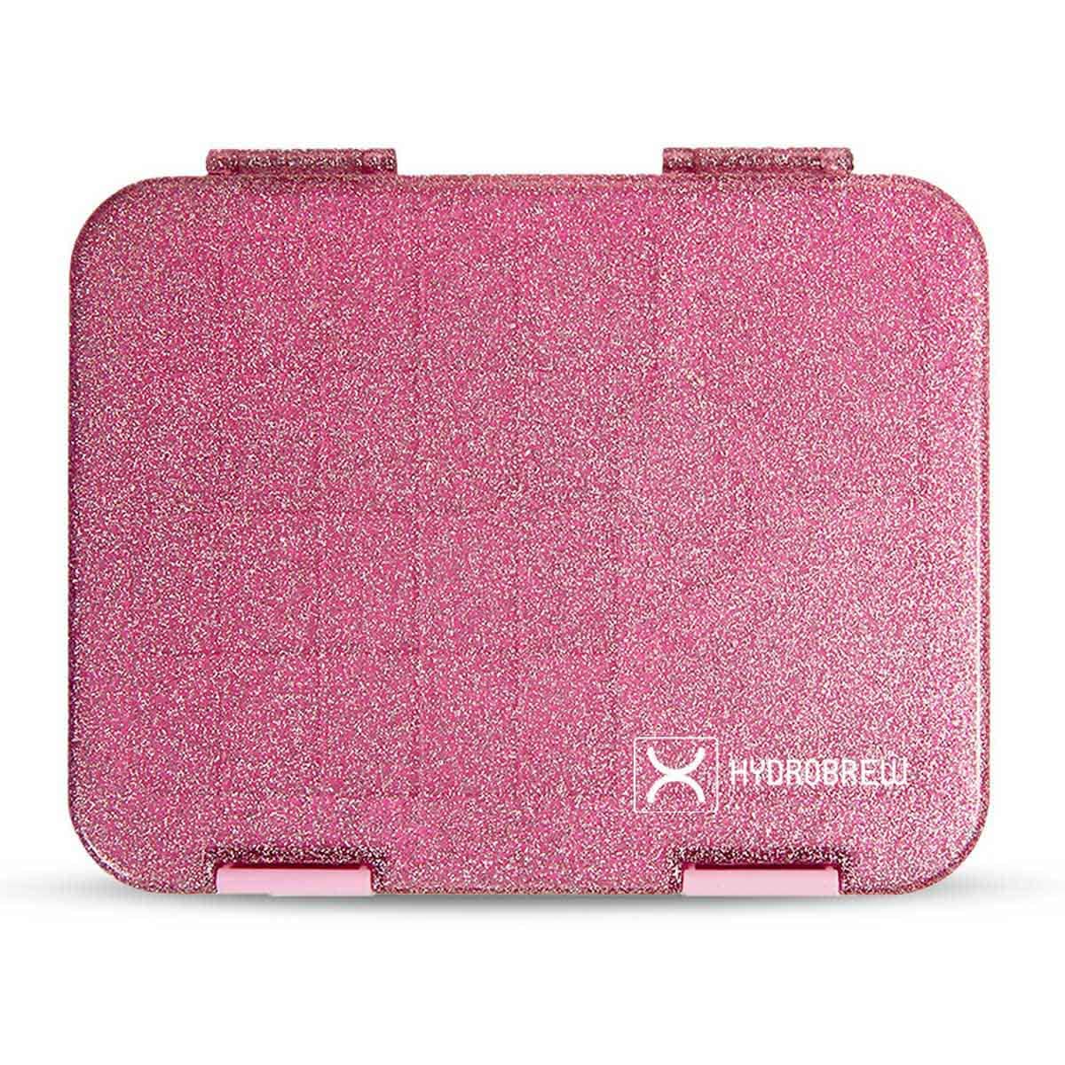 Hydrobrew Sparkle Bento Lunch Box with 720ml SipSwitch Insulated Water Bottle