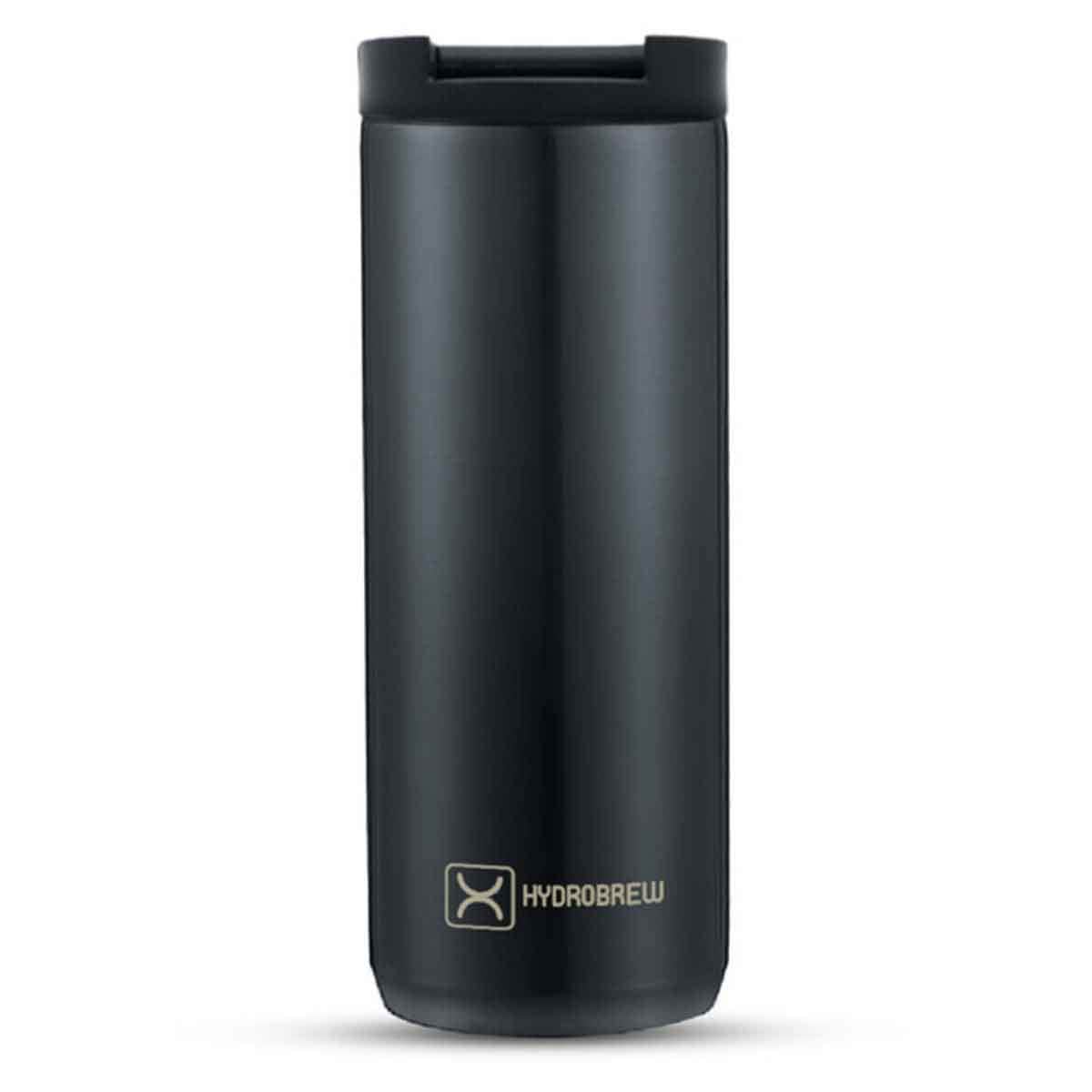 HYDROBREW 500ml Black Double Wall Insulated Tumbler Water Bottle