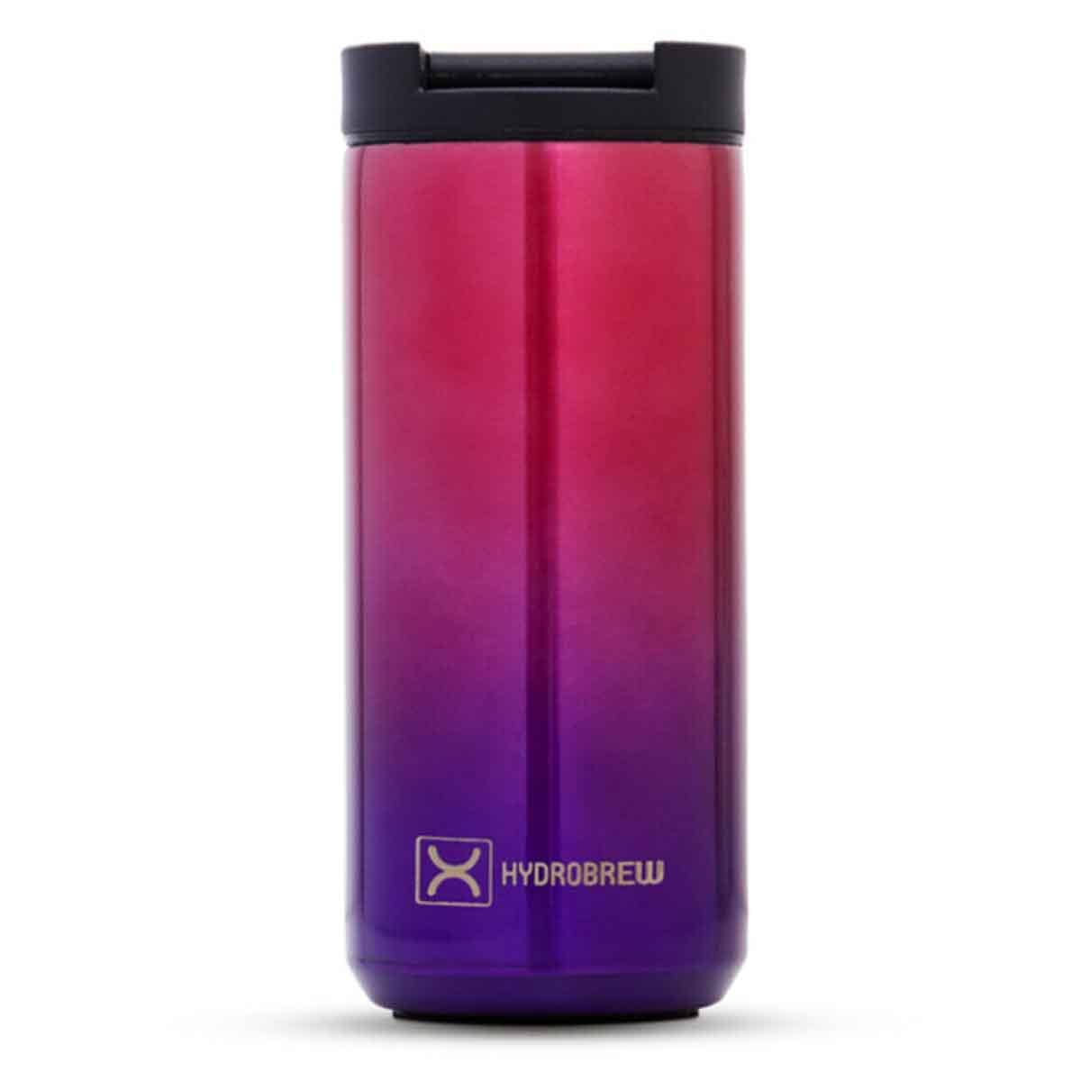HYDROBREW 500ml Chrome Double Wall Insulated Tumbler Water Bottle
