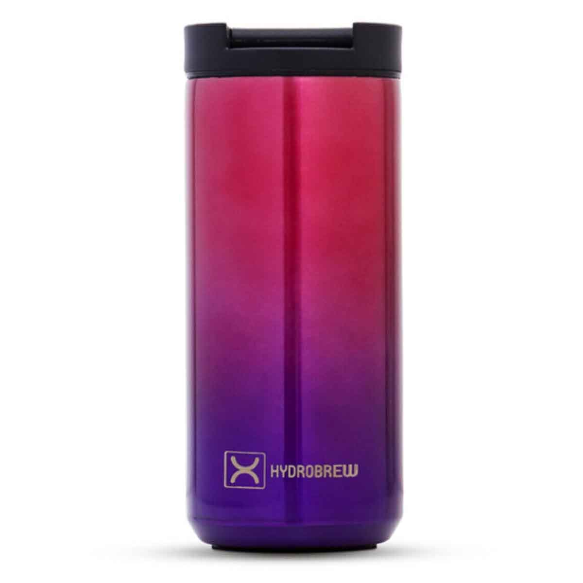 HYDROBREW 500ml Chrome Double Wall Insulated Tumbler Water Bottle