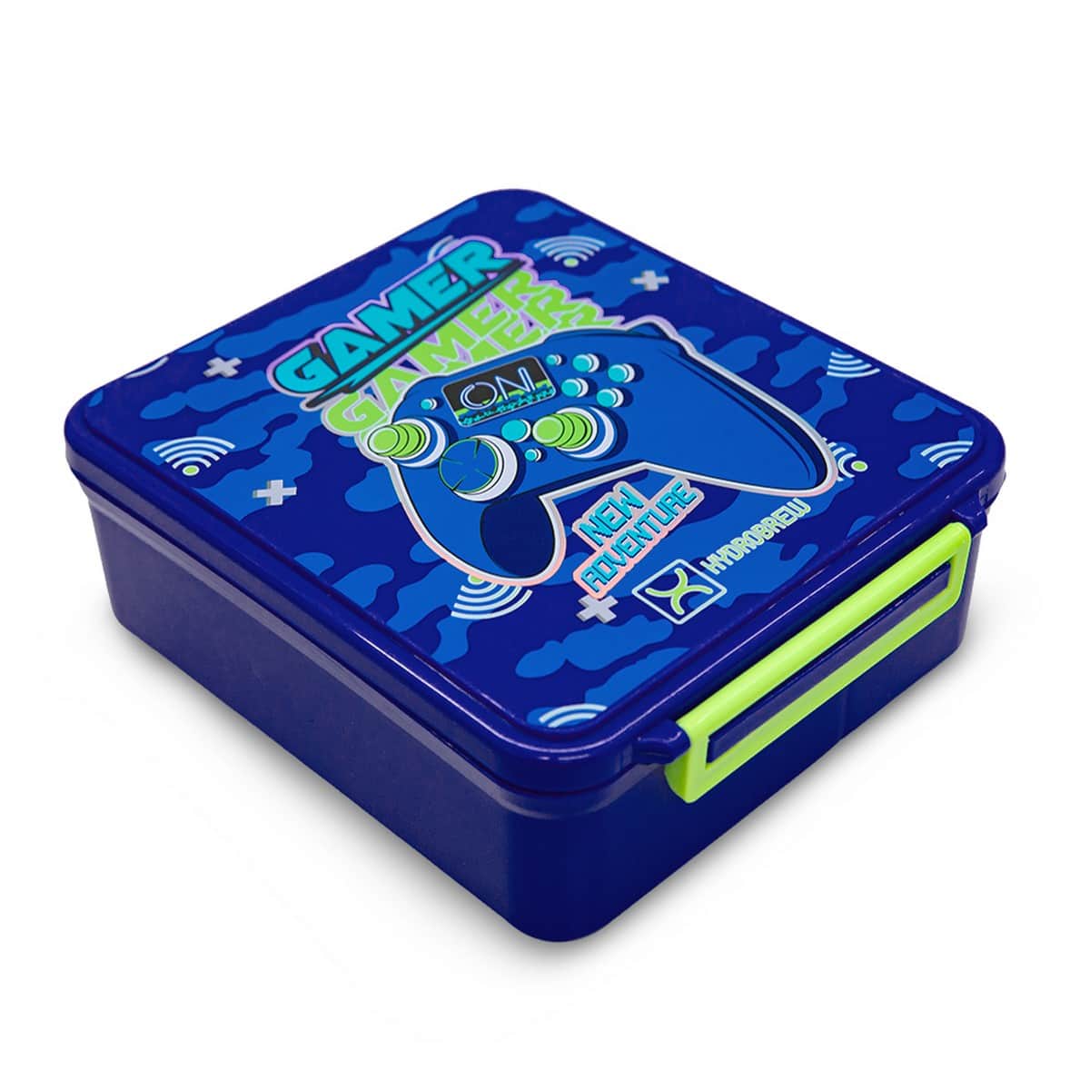 Hydrobrew Gamer Bento Lunch Box with Steel Food Jar